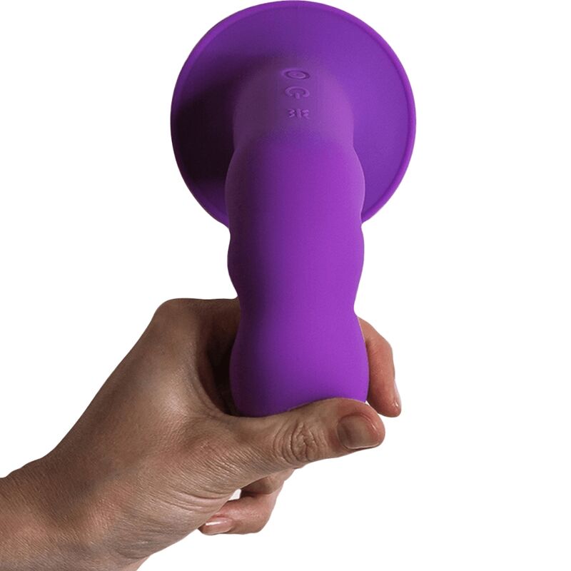 ADRIEN LASTIC - HITSENS VIBE 3 SILICONE DILDO VIOLET - ToysByMonk
