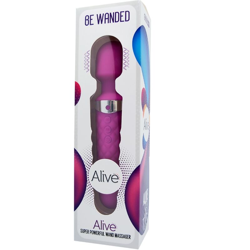 ALIVE - BE WANDED VIBRATOR MASSAGER PURPLE - ToysByMonk