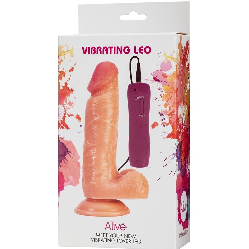 ALIVE - LEO REALISTIC PENIS VIBRATOR 17 CM ALIVE