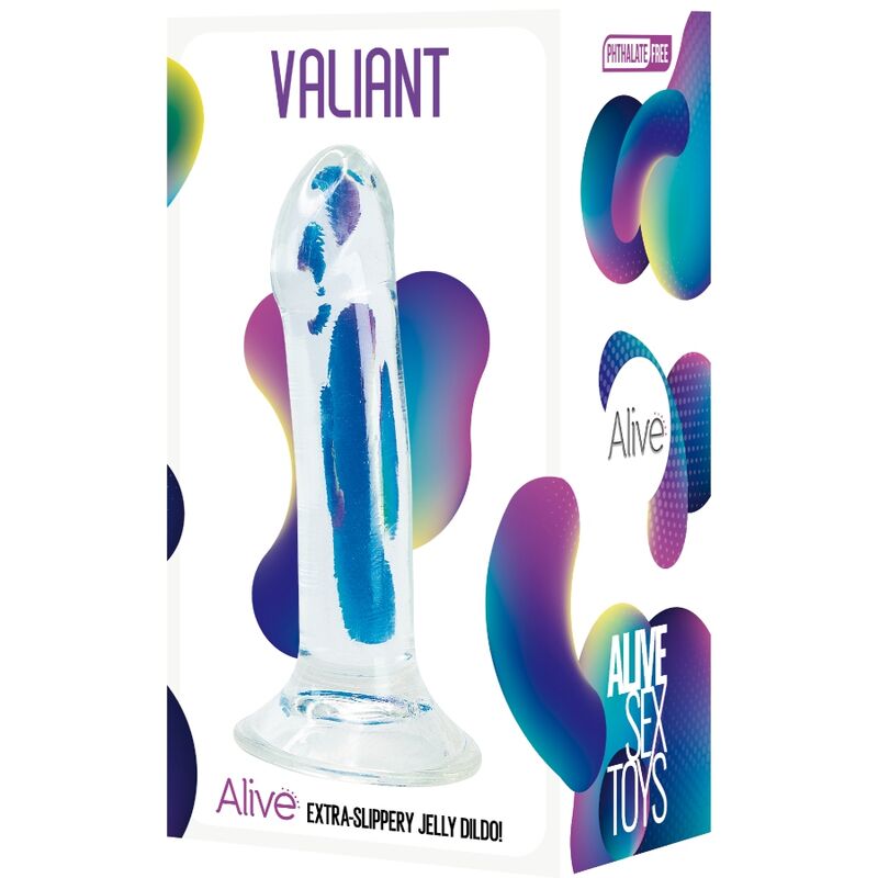 ALIVE - VALIANT REALISTIC PENIS TRANSPARENT 16 CM - ToysByMonk