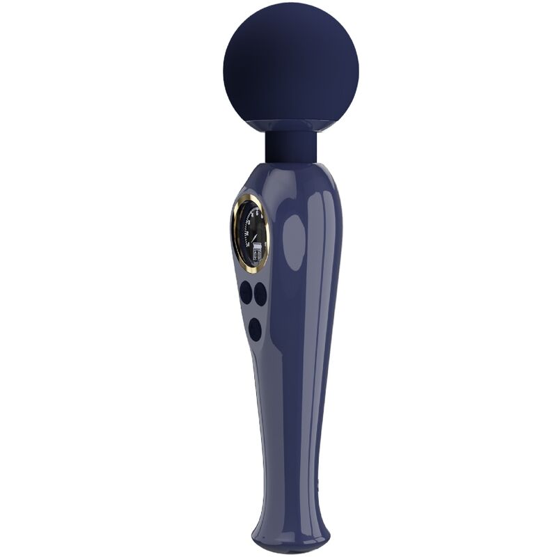 PRETTY LOVE - SKYLER VIBRATOR WAND BLUE PRETTY LOVE LED