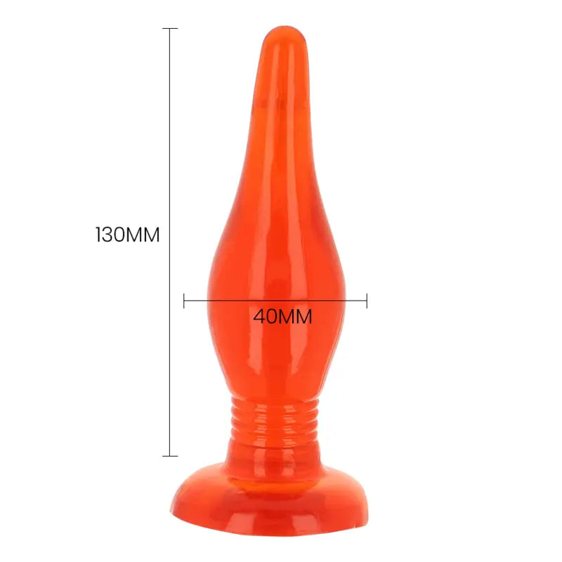 BAILE - RED SOFT TOUCH ANAL PLUG 14.2 CM BAILE ANAL