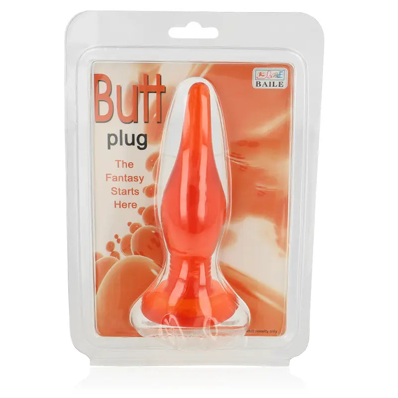 BAILE - RED SOFT TOUCH ANAL PLUG 14.2 CM BAILE ANAL