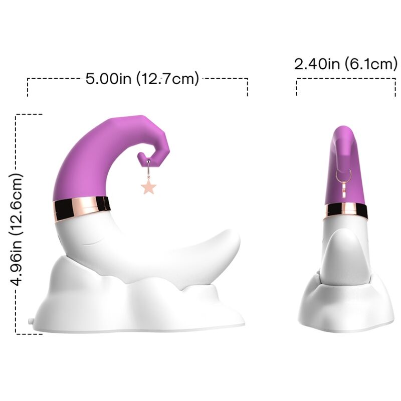 ARMONY - SWEETMOON LICKING VIBRATING CLIT & G-SPOT PINK - ToysByMonk