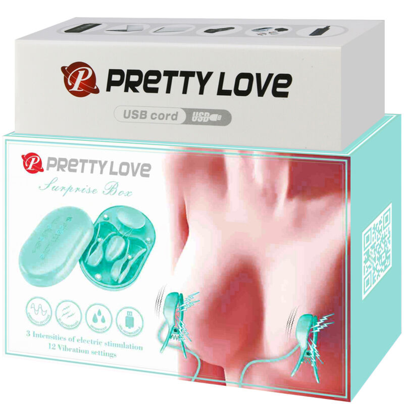 PRETTY LOVE - SURPRISE BOX BLUE ELECTRO STIMULATION TWEEZERS - ToysByMonk