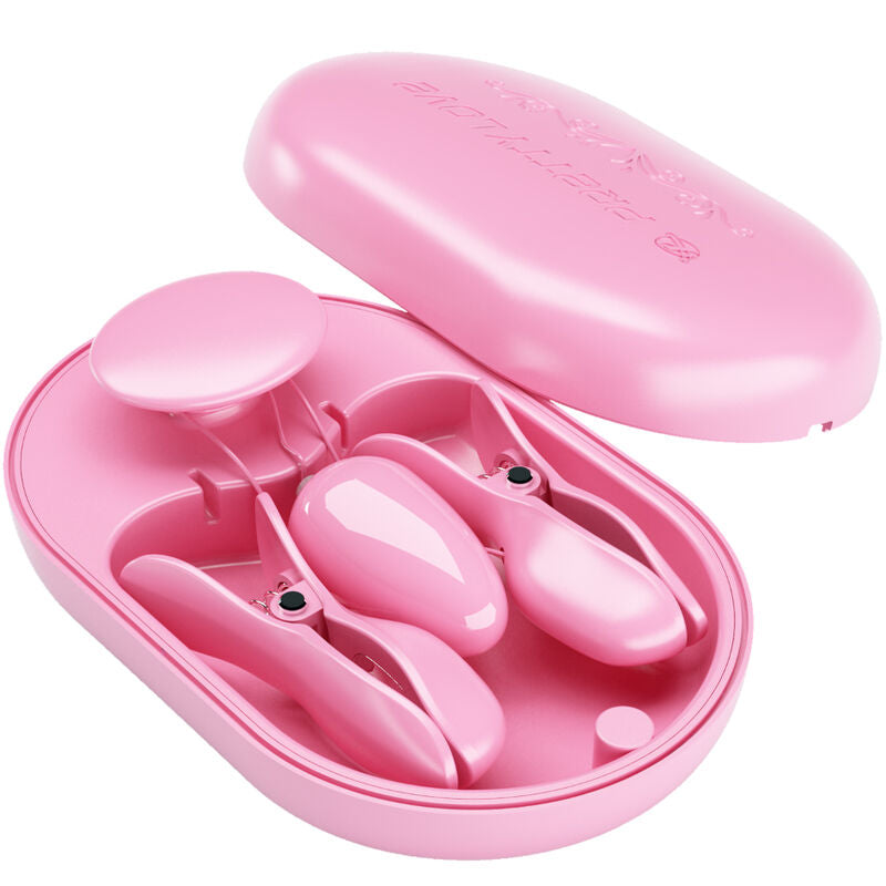 PRETTY LOVE - SURPRISE BOX PINK ELECTRO STIMULATION TWEEZERS - ToysByMonk