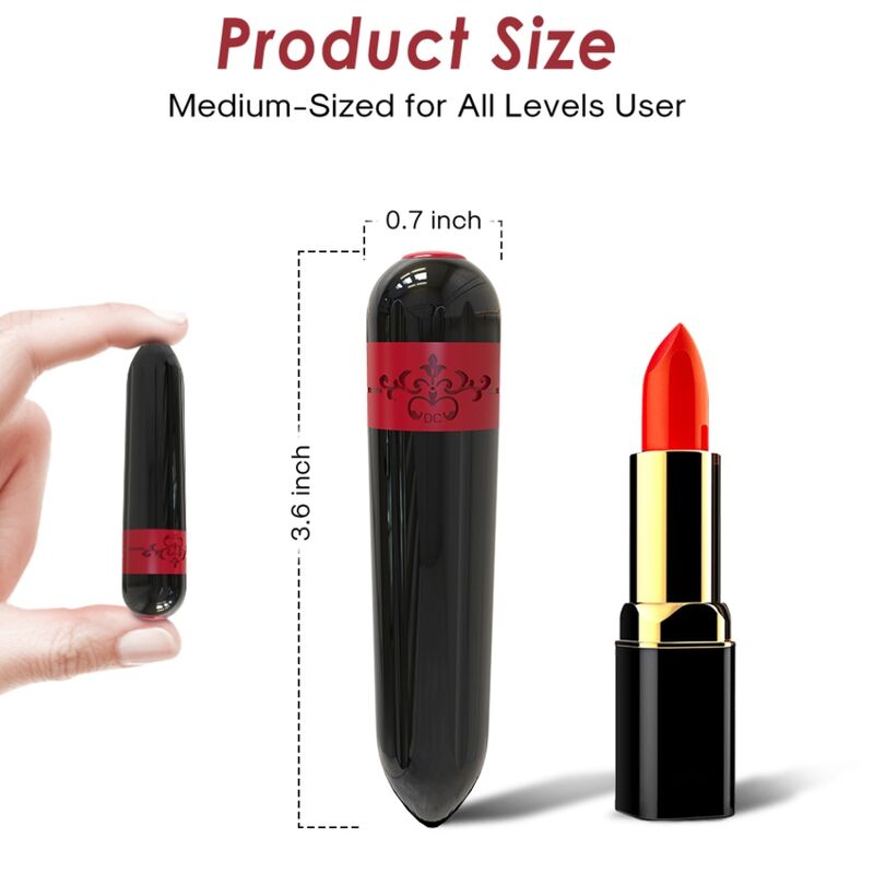 ARMONY - ROCKET VIBRATOR BULLET BLACK ARMONY STIMULATORS