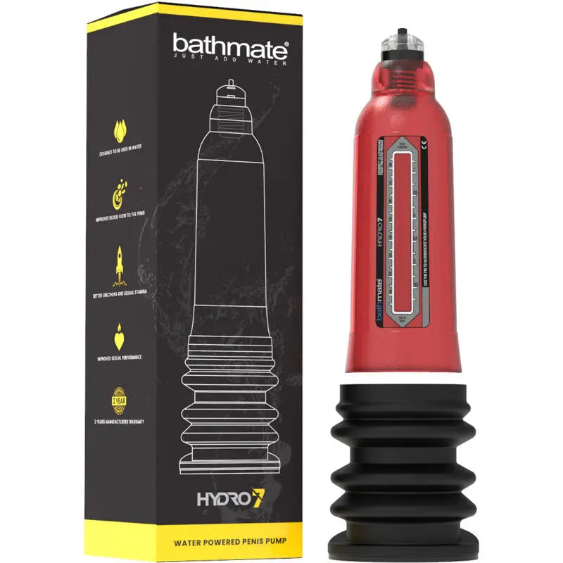 BATHMATE - HYDRO 7 HERCULES RED BATHMATE