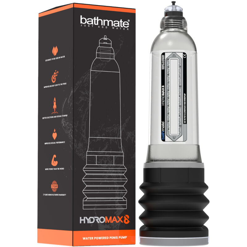 BATHMATE - HYDROMAX 8 CLEAR BATHMATE