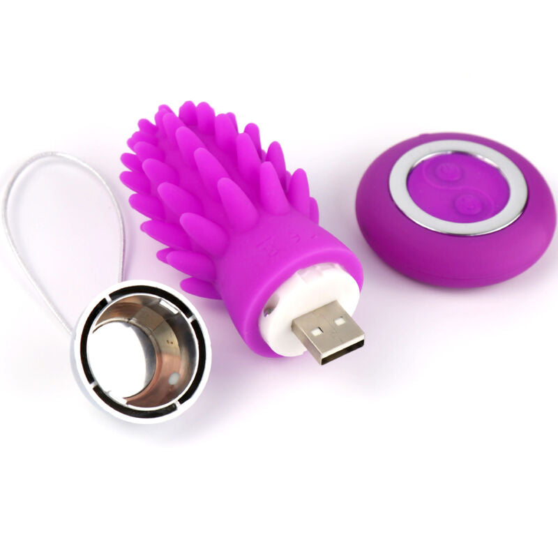 ARMONY - OCTOPUS CACTUS VIBRATING EGG VIOLET REMOTE CONTROL - ToysByMonk