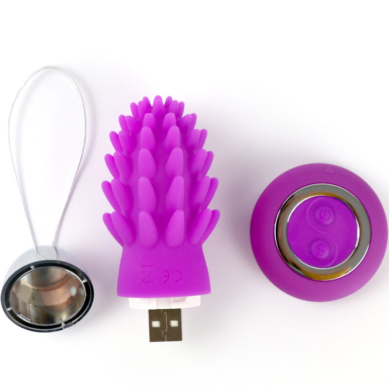 ARMONY - OCTOPUS CACTUS VIBRATING EGG VIOLET REMOTE CONTROL - ToysByMonk