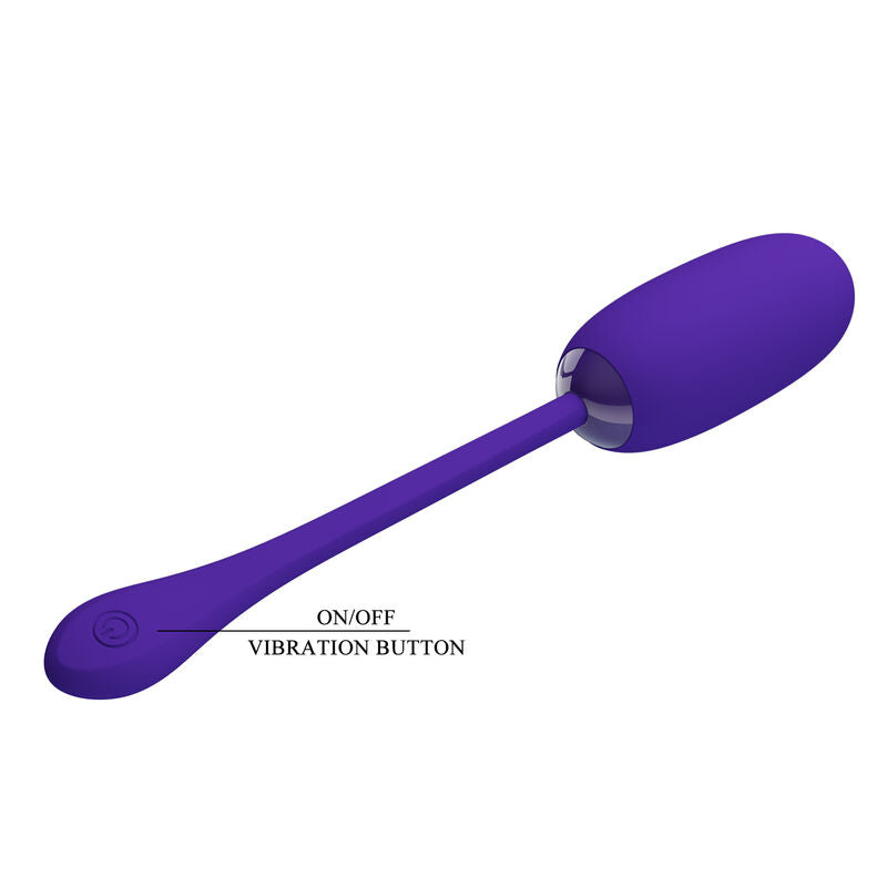 PRETTY LOVE - JULIUS WATERPROOF-RECHARGEABLE VIBRATING EGG PURPLE - ToysByMonk