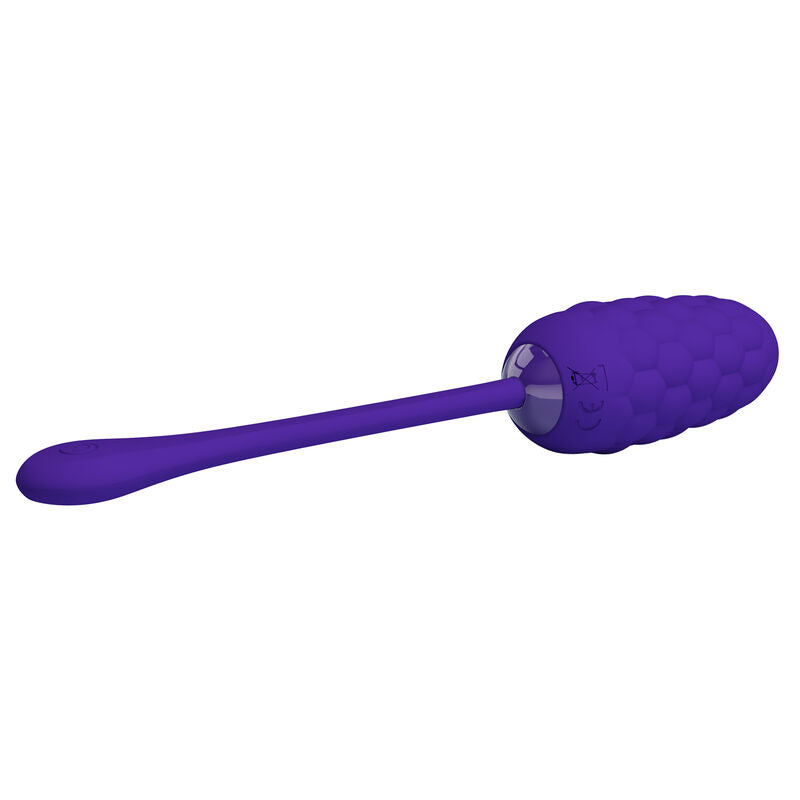 PRETTY LOVE - VIBRATING EGG WITH PURPLE RECHARGEABLE MARINE TEXTURE - ToysByMonk