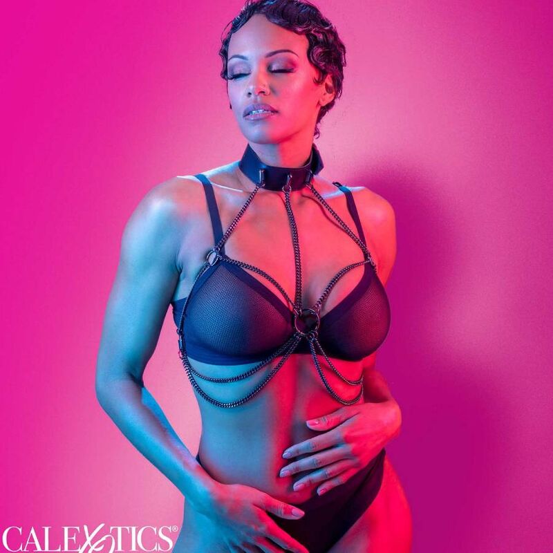 CALEXOTICS - EUPHORIA MULTI CHAIN COLLAR HARNESS CALEXOTICS