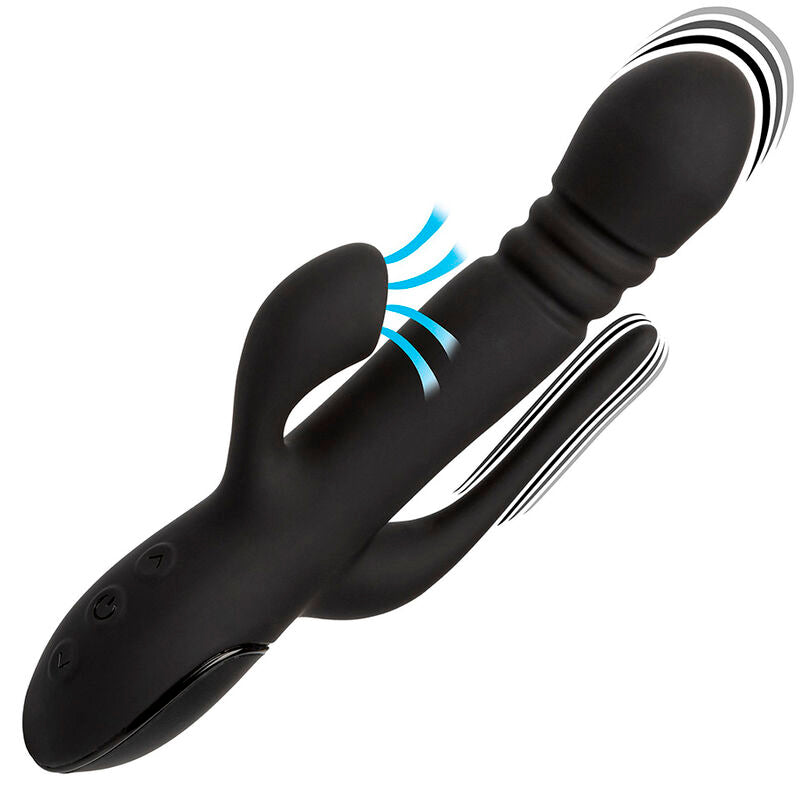 CALEXOTICS - VIBRATOR TRIPLE EUPHORIA BLACK - ToysByMonk