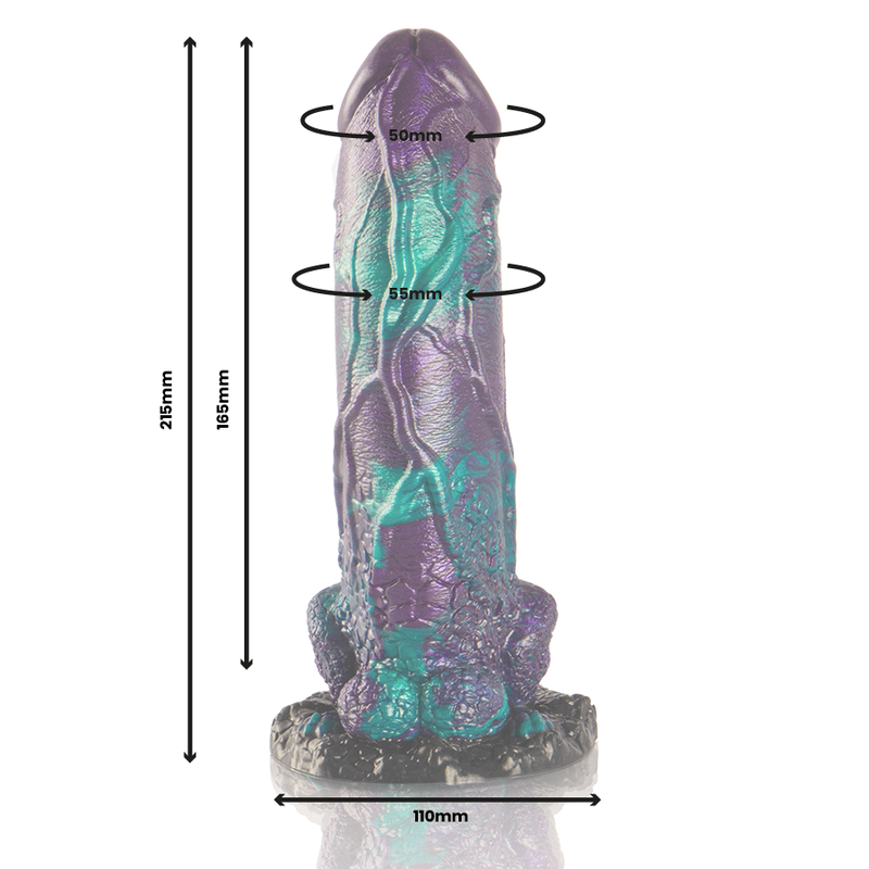 EPIC - BASILISK DILDO DOUBLE SCALY PLEASURE BIG SIZE - ToysByMonk
