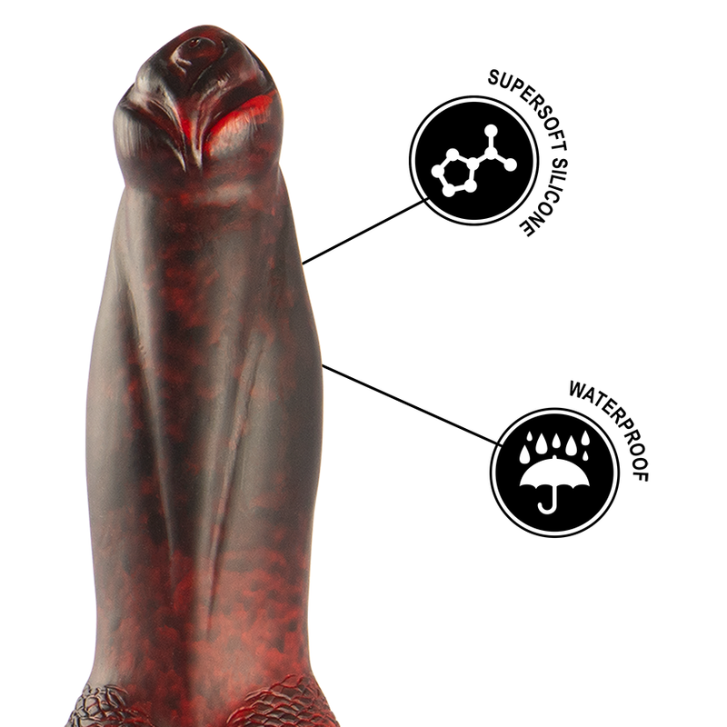 EPIC - PROMETHEUS DILDO TITAN IN FLAMES RECHARGEABLE REMOTE CONTROL - ToysByMonk