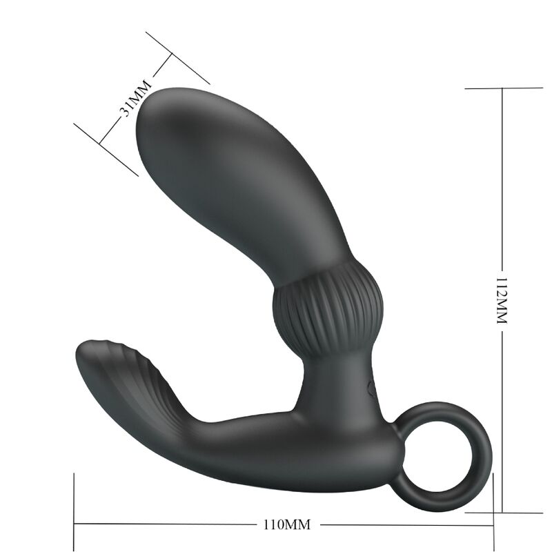 PRETTY LOVE - CAYLA ANAL VIBRATOR MASSAGER BLACK PRETTY LOVE