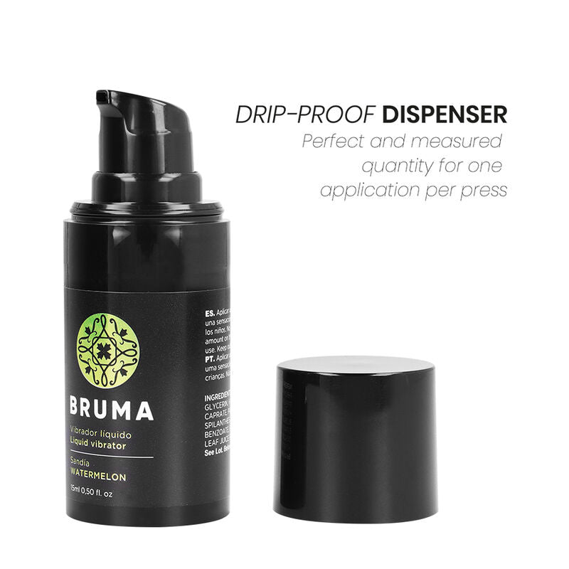 BRUMA - LIQUID VIBRATOR ULTRA SLIDING WATERMELON 15 ML - ToysByMonk