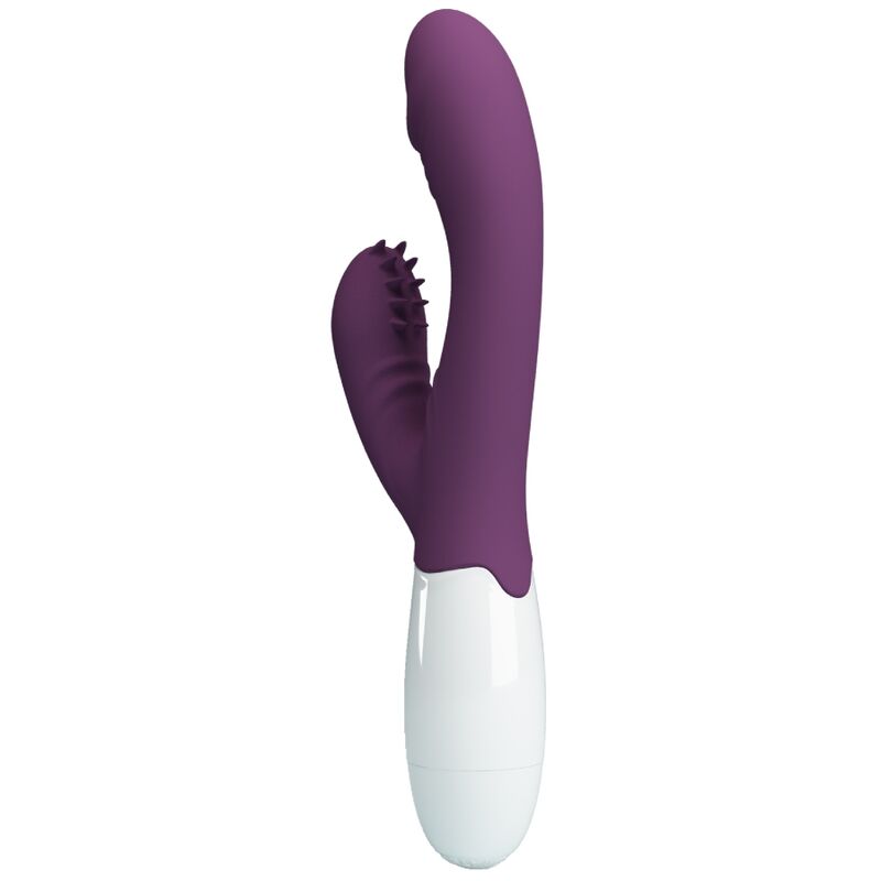 PRETTY LOVE - ANDRE RABBIT VIBRATOR & G-POINT STIMULATOR PURPLE - ToysByMonk