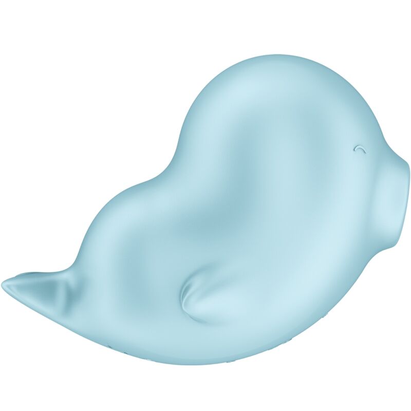 SATISFYER - SASSY SEAL STIMULATOR & VIBRATOR BLUE - ToysByMonk