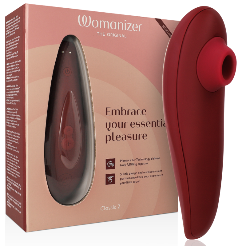 WOMANIZER - CLASSIC 2 CLITORAL STIMULATOR BORDEAUX - ToysByMonk