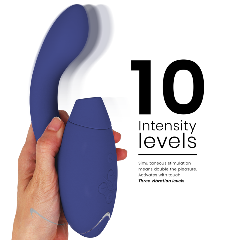 WOMANIZER - DUO 2 STIMULATOR BLUE - ToysByMonk