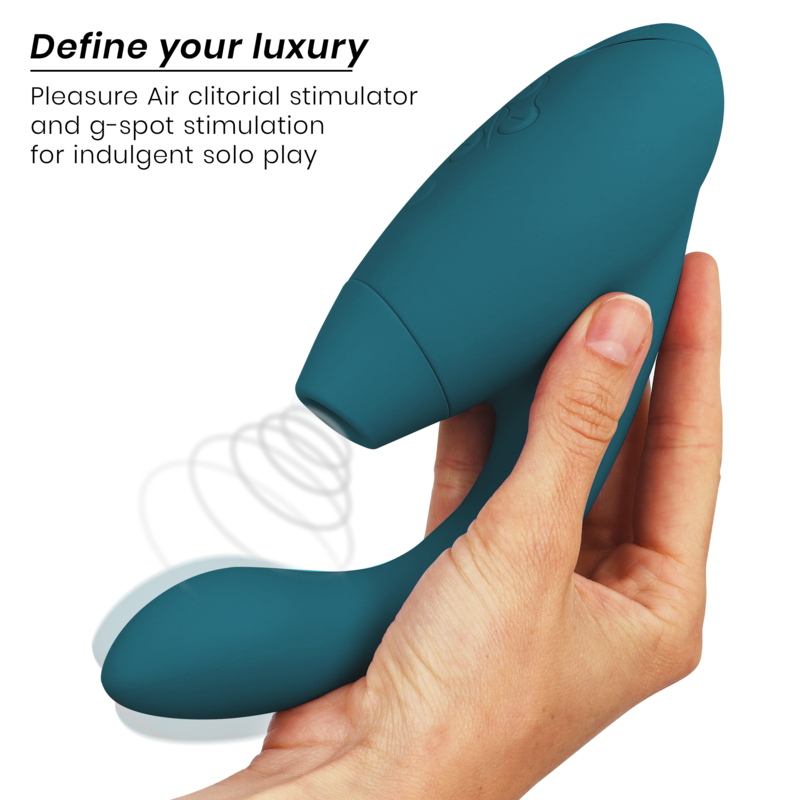 WOMANIZER - DUO 2 STIMULATOR BLUE PETROL - ToysByMonk