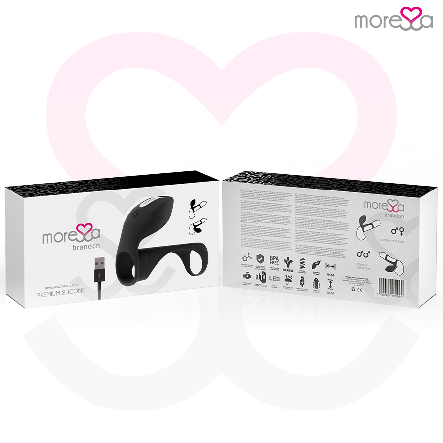 MORESSA - BRANDON VIBRATOR RING WITH COVER MORESSA