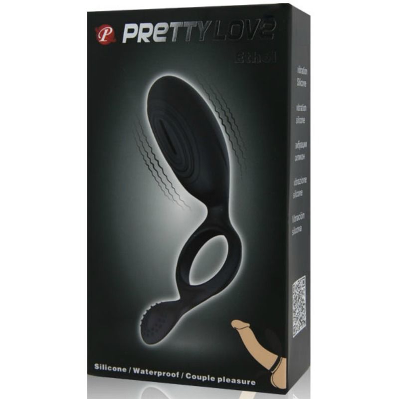 PRETTY LOVE - ETHEL VIBRATING RING WITH STIMULATOR PRETTY LOVE MALE