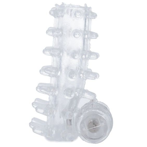 CASUAL LOVE - RING VIBRATING SLEEVE TRANSPARENT - ToysByMonk