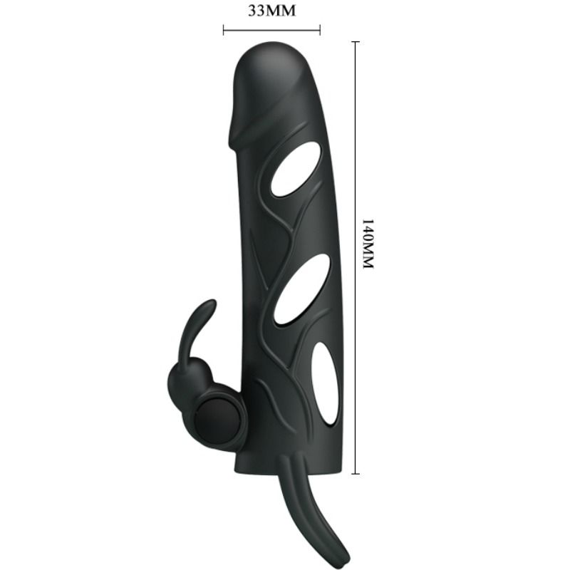 PRETTY LOVE - SILICONE COVER WITH VIBRATION 14 CM 2.0 PRETTY LOVE
