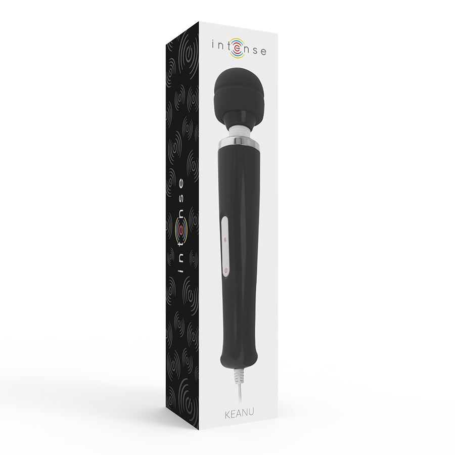 INTENSE - KEANU WAND BLACK MASSAGER INTENSE COUPLES TOYS