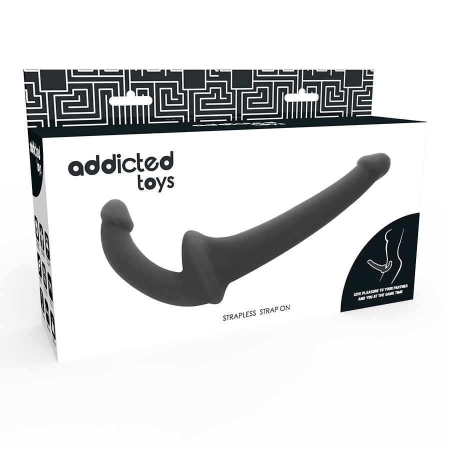 ADDICTED TOYS - DILDO WITH RNA S WITHOUT SUBJECTION BLACK - ToysByMonk