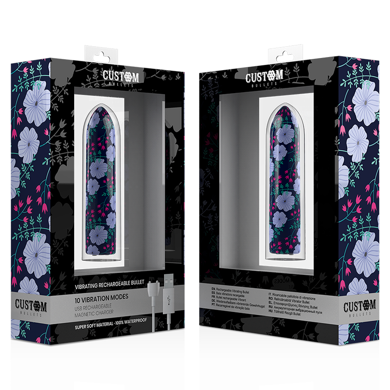 CUSTOM BULLETS - SPRING MAGNETIC BULLET 10 INTENSITIES - ToysByMonk