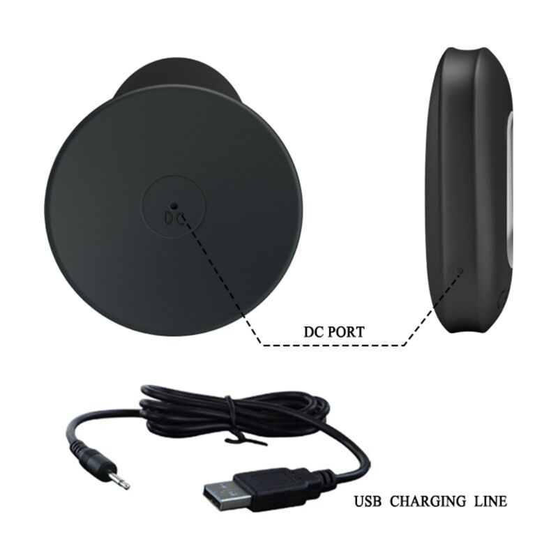 MR PLAY - ANAL PLUG WITH VIBRATION BLACK REMOTE CONTROL MR PLAY