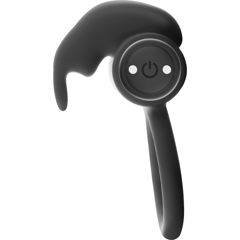 BLACK&SILVER - BURTON RING 10 VIBRATION MODES BLACK - ToysByMonk