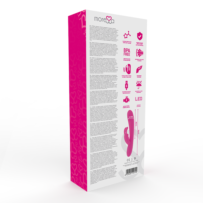 MORESSA - GINO PREMIUM SILICONE RECHARGEABLE MORESSA
