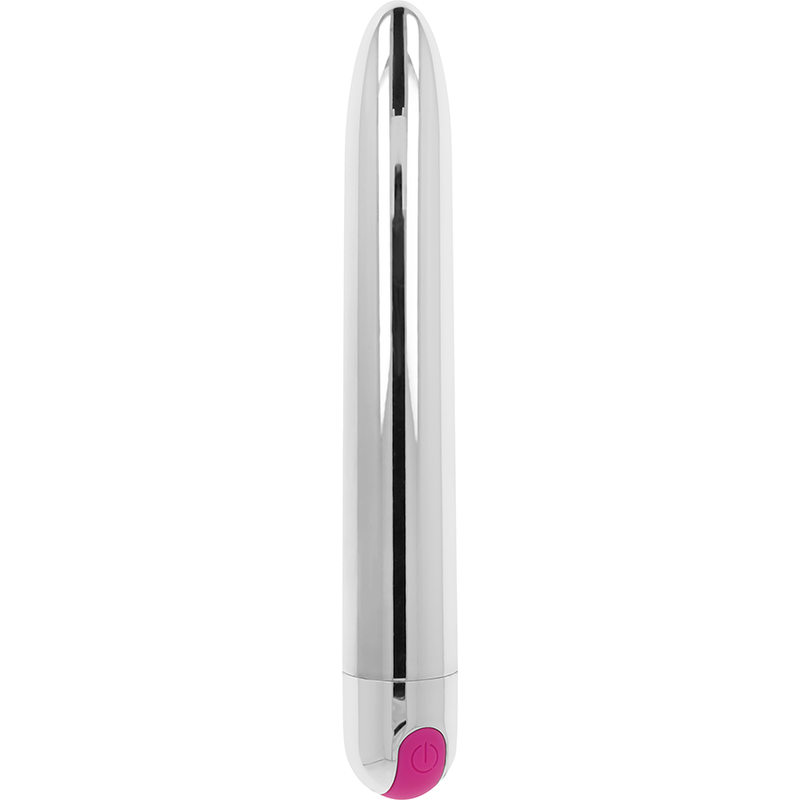 OHMAMA - RECHARGEABLE SILVER VIBRATOR 10 MODES 18.5 CM OHMAMA VIBRATORS