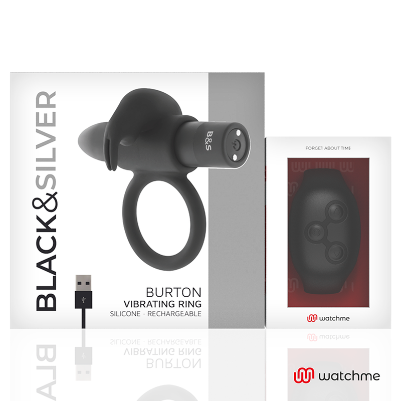 BLACK&SILVER - BURTON REMOTE CONTROL COCKRING WATCHME - ToysByMonk
