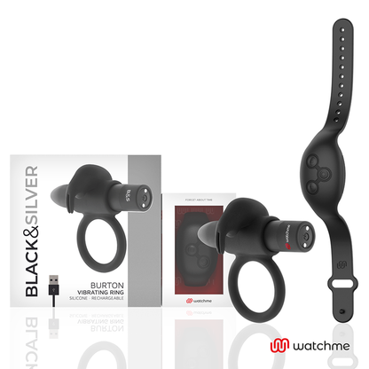BLACK&SILVER - BURTON REMOTE CONTROL COCKRING WATCHME - ToysByMonk