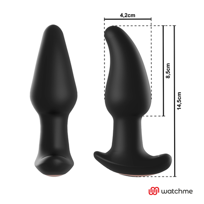 ANBIGUO - WATCHME REMOTE CONTROL ANAL PLUG VIBRATOR WITH ROTATION OF AMADEUS PEARLS ANBIGUO