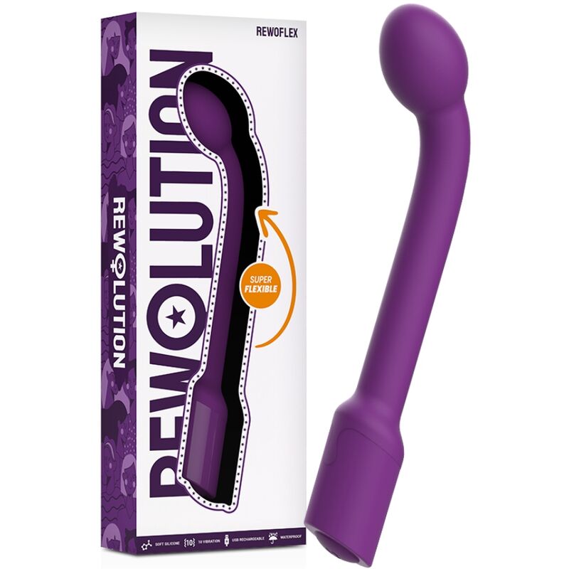 REWOLUTION - REWOFLEX FLEXIBLE G-POINT STIMULATOR VIBRATOR REWOLUTION