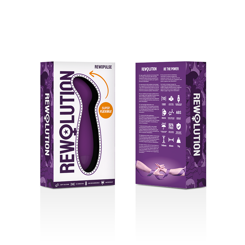 REWOLUTION - REWOPULSE FLEXIBLE VIBRATOR G-POINT STIMULATOR REWOLUTION