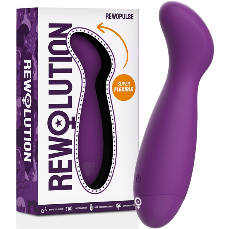 REWOLUTION - REWOPULSE FLEXIBLE VIBRATOR G-POINT STIMULATOR REWOLUTION