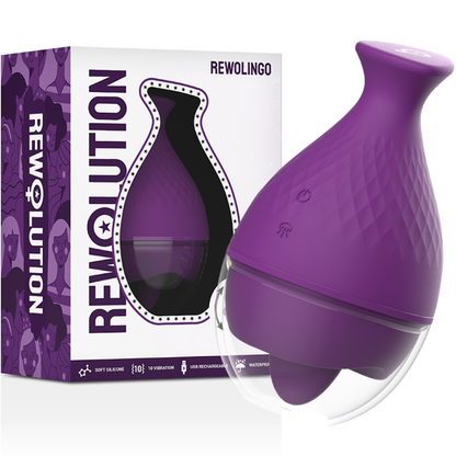 REWOLUTION - REWOLINGO VIBRATOR WITH TONGUE - ToysByMonk