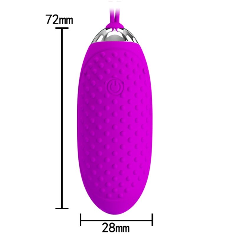 PRETTY LOVE - JOANNA VIBRATING EGG REMOTE CONTROL 12 MODES - ToysByMonk