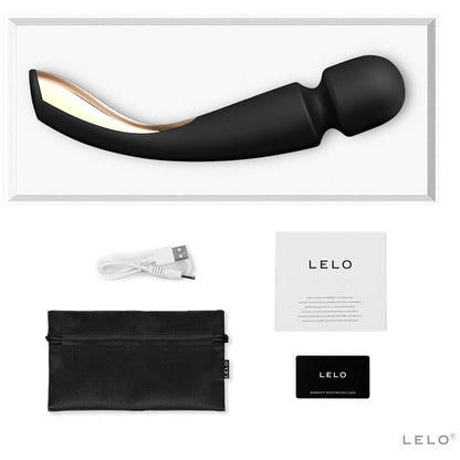 LELO - SMART MEDIUM WAND 2 BLACK MASSAGER - ToysByMonk