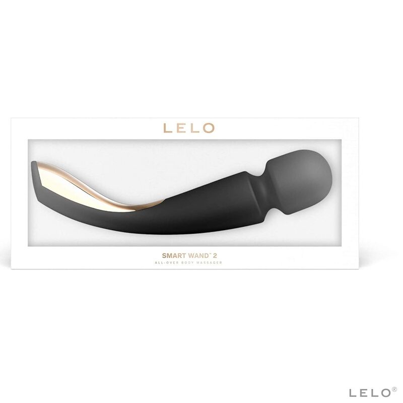LELO - SMART MEDIUM WAND 2 BLACK MASSAGER - ToysByMonk
