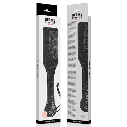 BEGME - BLACK EDITION VEGAN LEATHER PADDLE BEGME BLACK EDITION